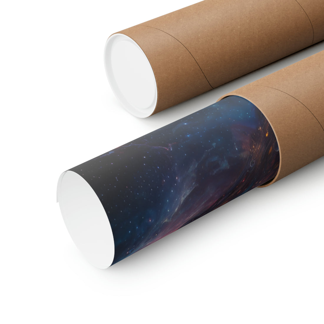 Abstract Galaxy Matte Horizontal Poster