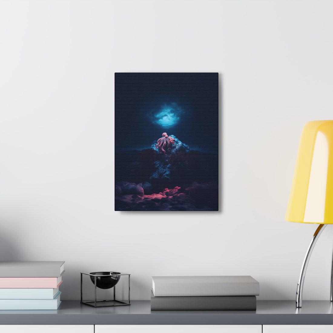 Dark Octopus Garden Canvas Gallery Wraps