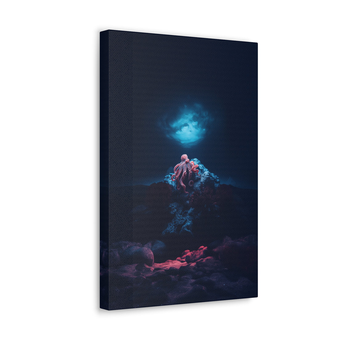 Dark Octopus Garden Canvas Gallery Wraps