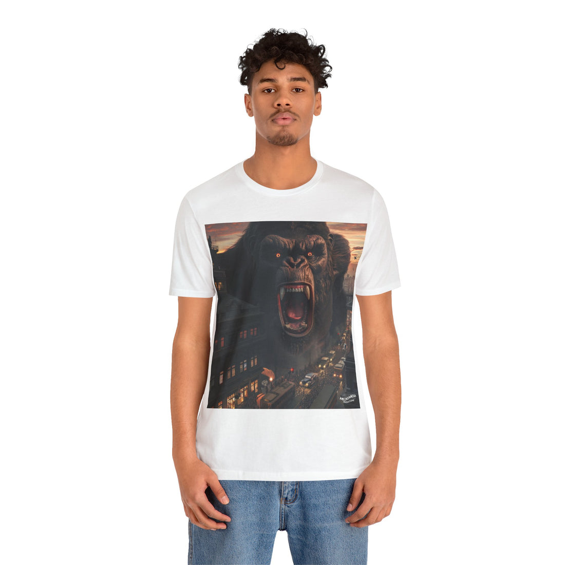 King Kong in the City Unisex Short Sleeve Tee