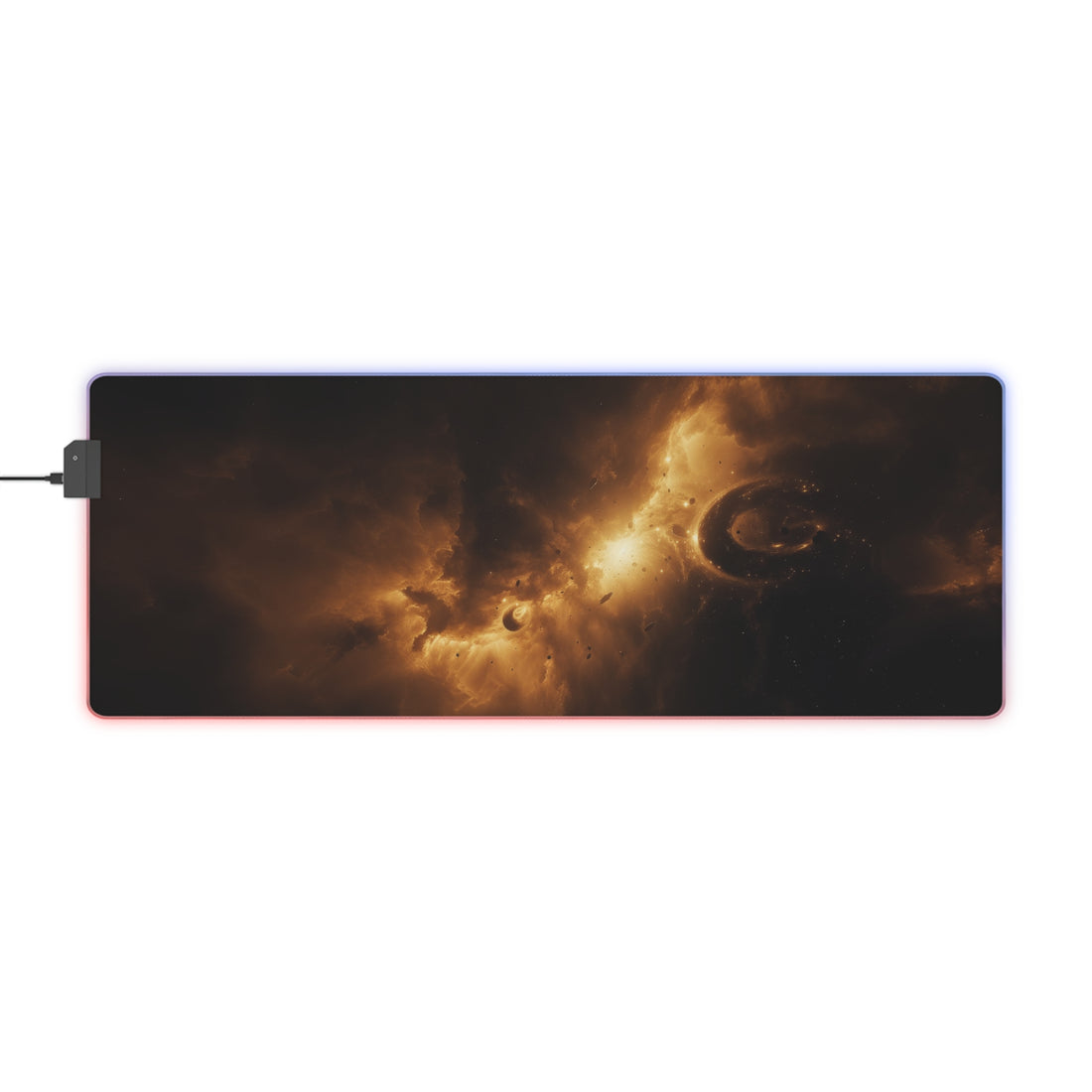 Golden Space LED Gaming Mouse Pad