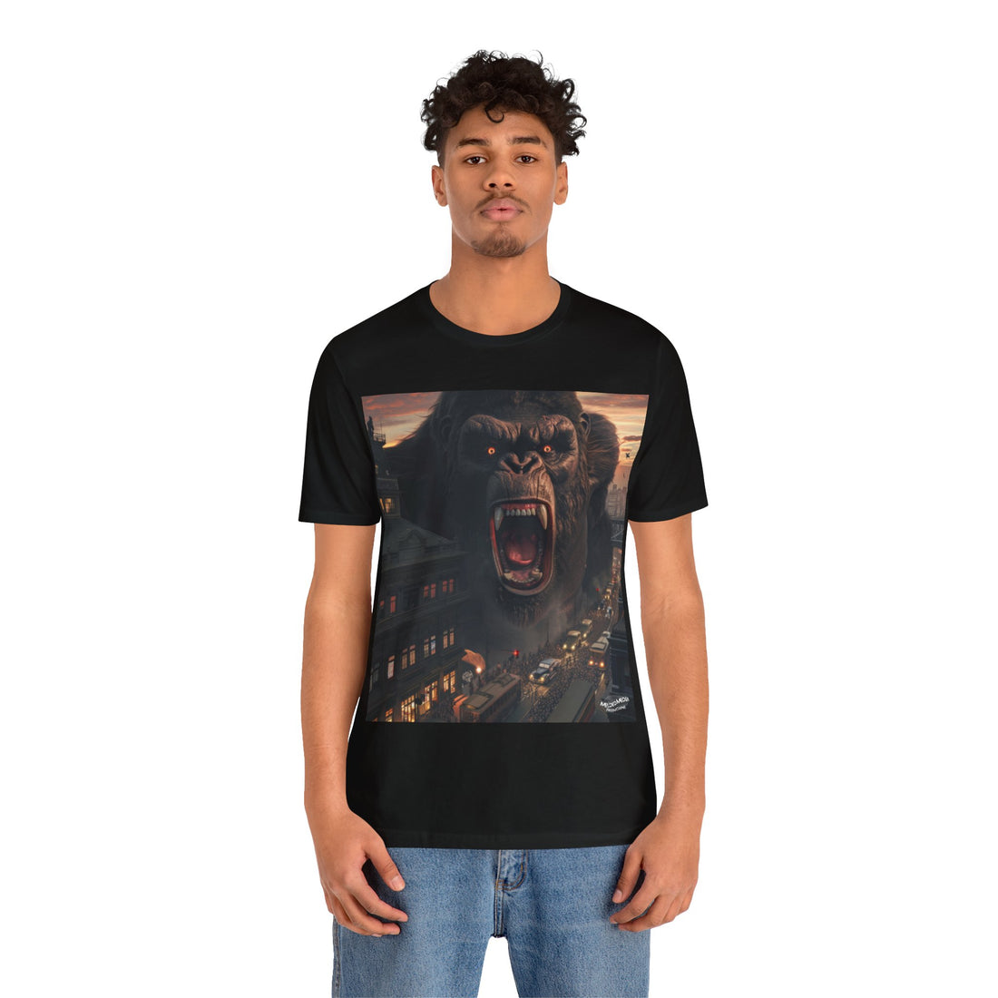 King Kong in the City Unisex Short Sleeve Tee