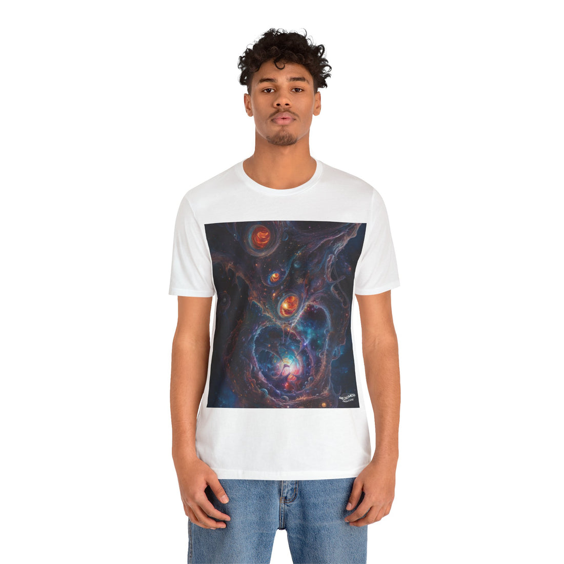 Abstract Galaxy Unisex Short Sleeve Tee