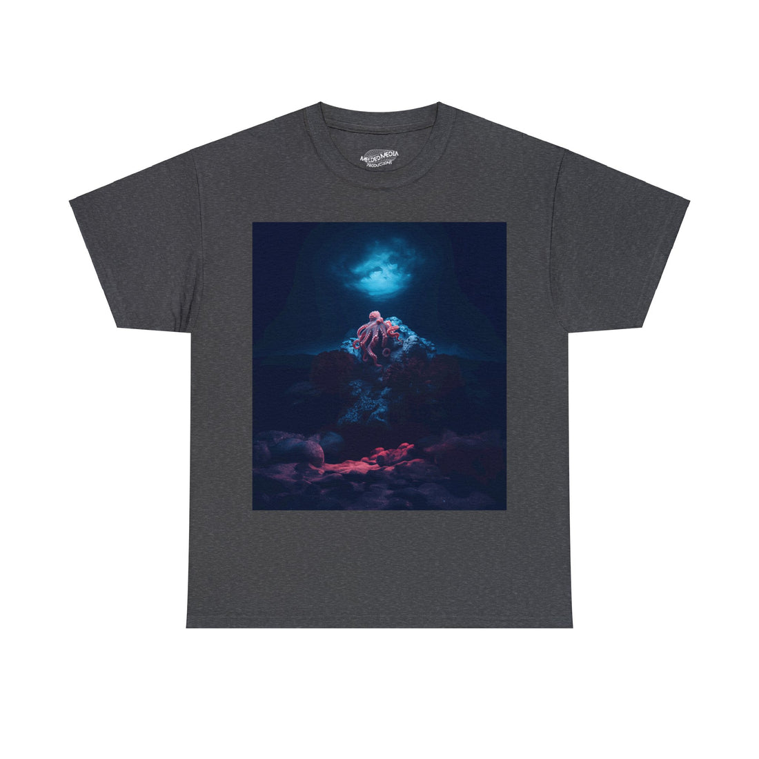 Dark Octopus Garden Tee-shirt unisexe en coton lourd