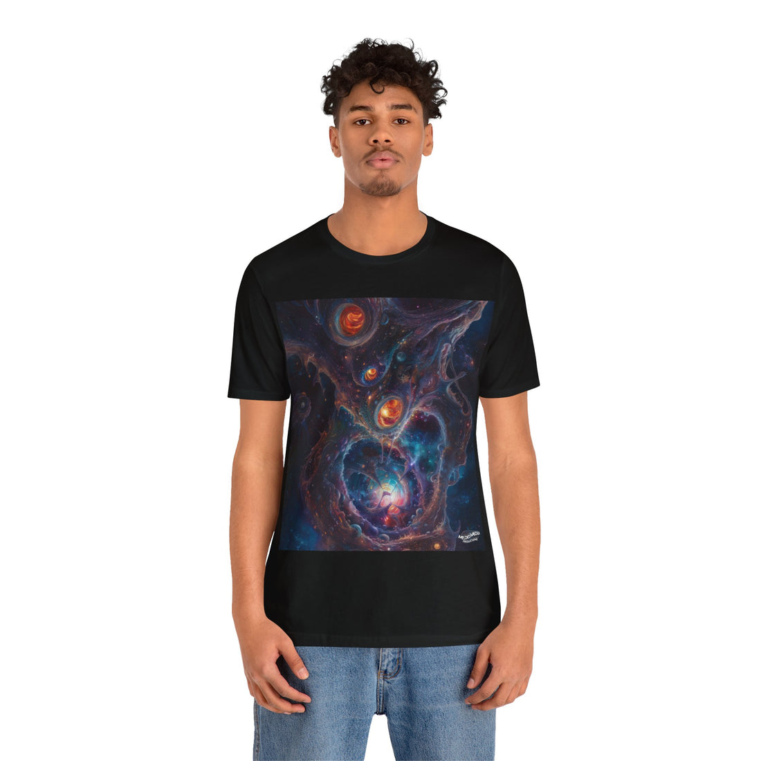 Abstract Galaxy Unisex Short Sleeve Tee