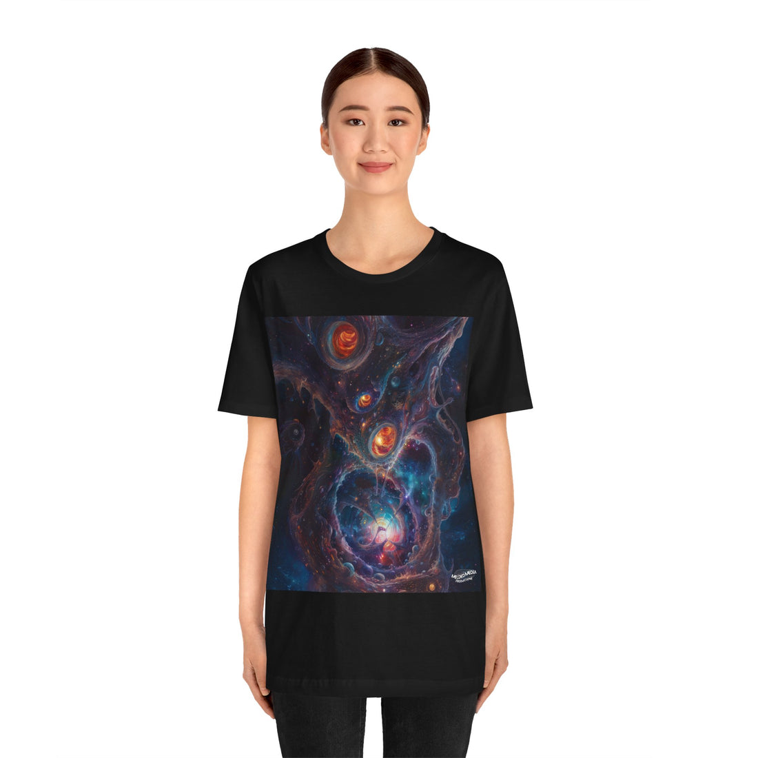 Abstract Galaxy Unisex Short Sleeve Tee