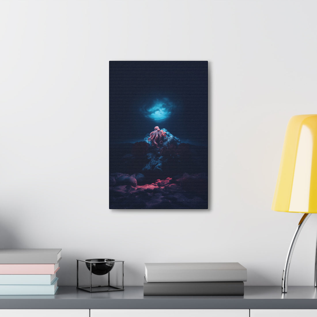 Dark Octopus Garden Canvas Gallery Wraps