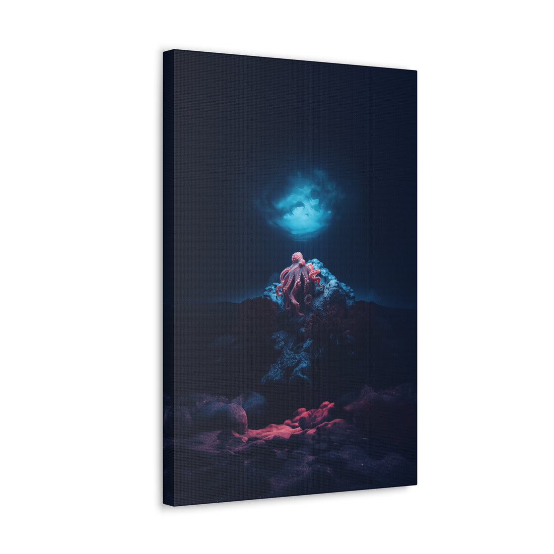 Dark Octopus Garden Canvas Gallery Wraps