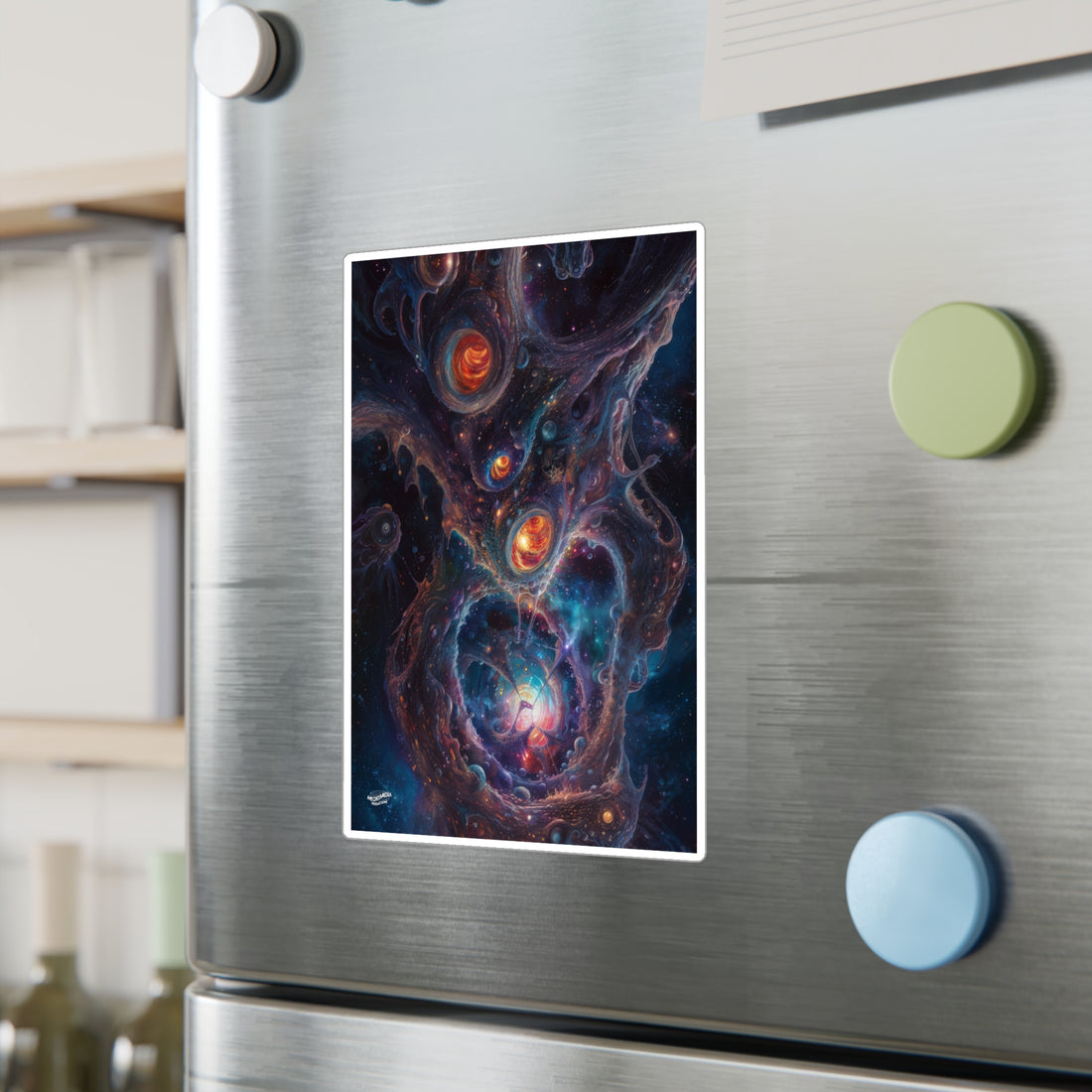 Abstract Galaxy Kiss-Cut Vinyl Decal