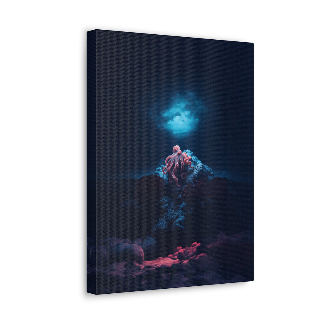 Dark Octopus Garden Canvas Gallery Wraps