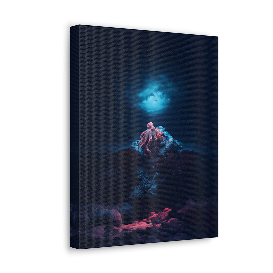 Dark Octopus Garden Canvas Gallery Wraps