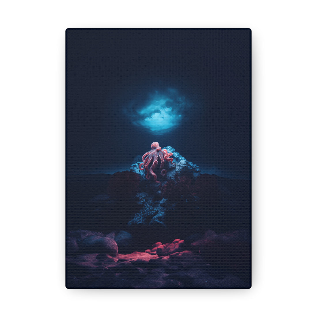 Dark Octopus Garden Canvas Gallery Wraps