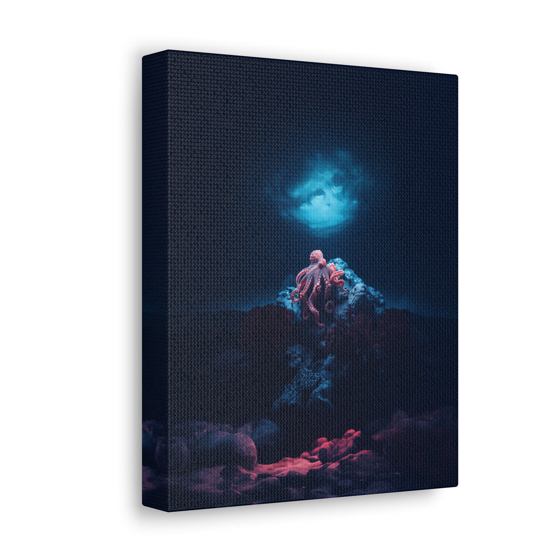 Dark Octopus Garden Canvas Gallery Wraps