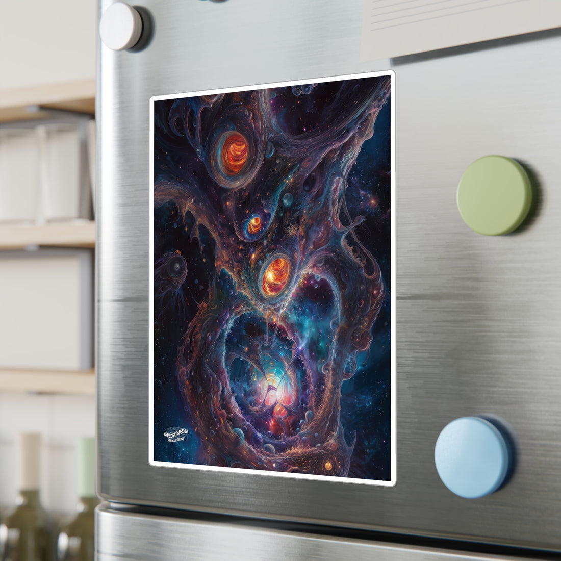 Abstract Galaxy Kiss-Cut Vinyl Decal