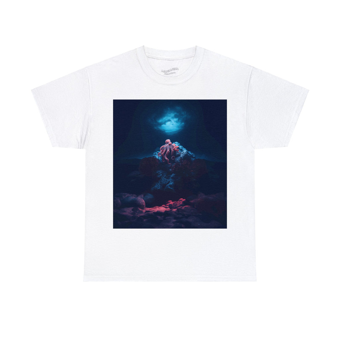 Dark Octopus Garden Tee-shirt unisexe en coton lourd