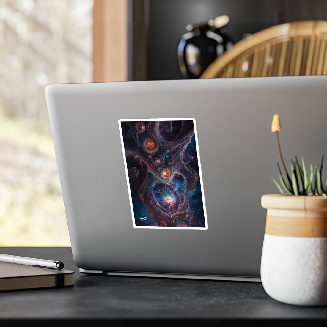 Abstract Galaxy Kiss-Cut Vinyl Decal