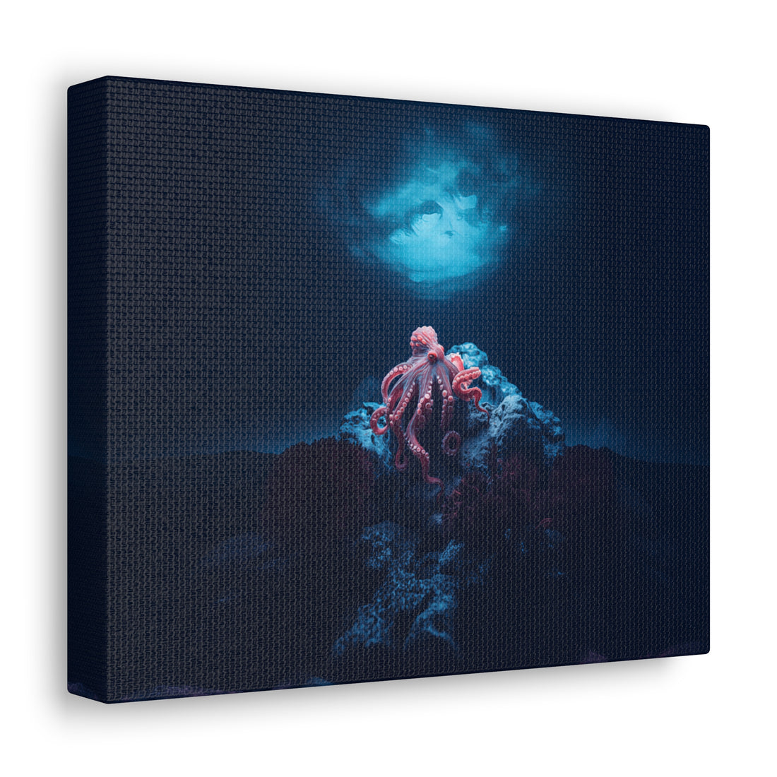 Dark Octopus Garden Canvas Gallery Wraps